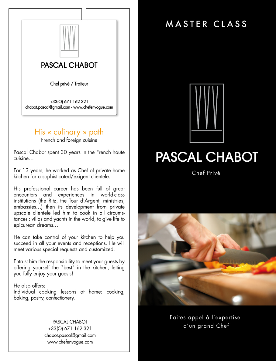 Masterclass de cuisine avec Pascal Chabot